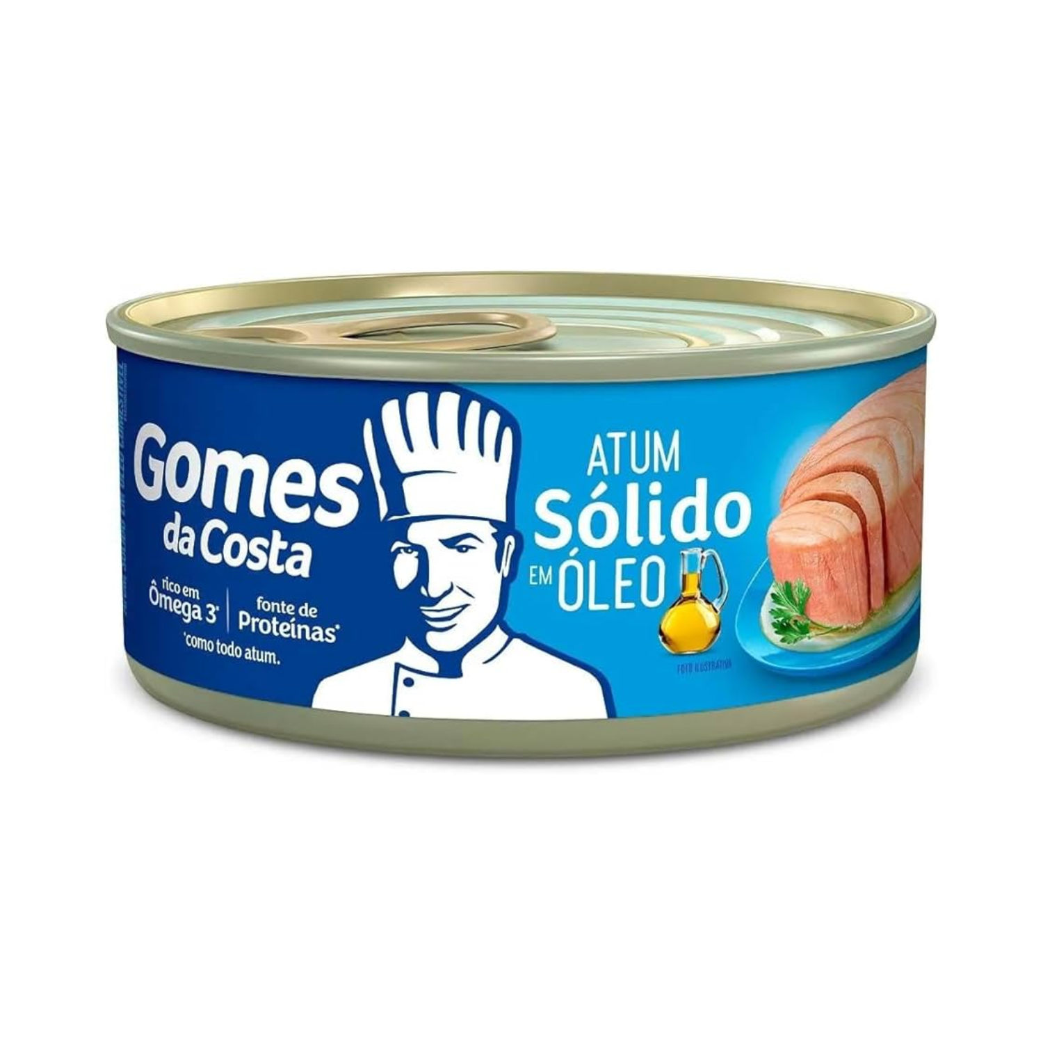 Atum Sólido em Óleo Gomes da Costa (170g)